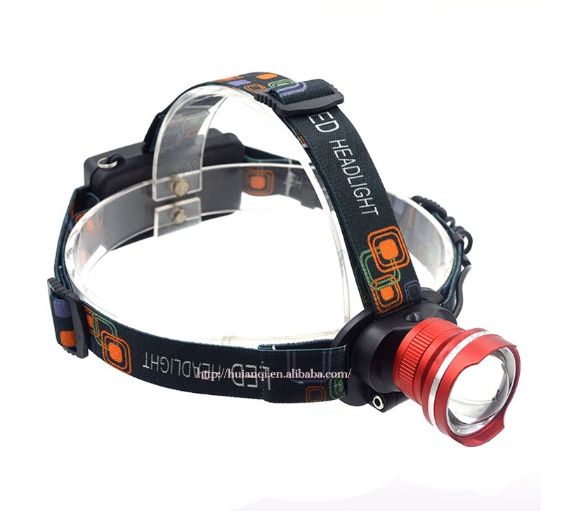 Factory wholesale high quality strong function camping flash light rechargeable 18650 battery headlamp with charger