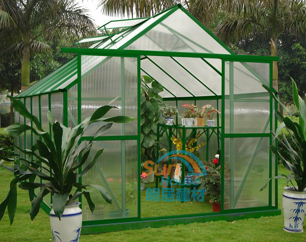 99% glazing polycarbonate greenhouse building plastic panels