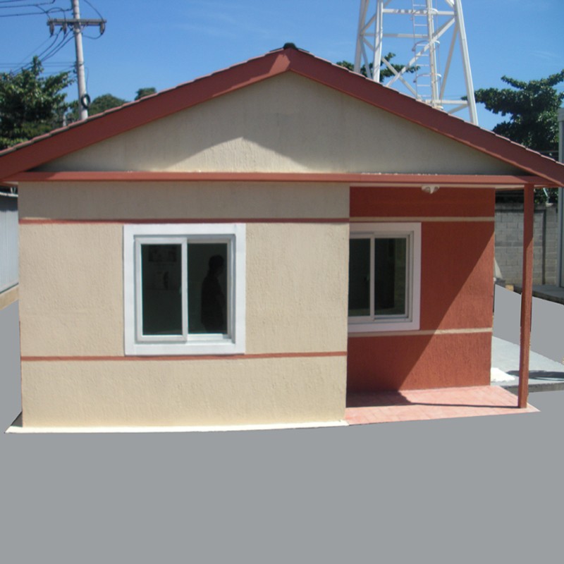 Good insulated Real Estate well designed flat roof prefab house