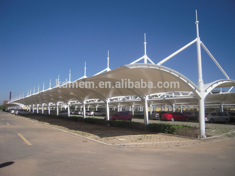 car park shade membrane construction sunshade waterproof awning