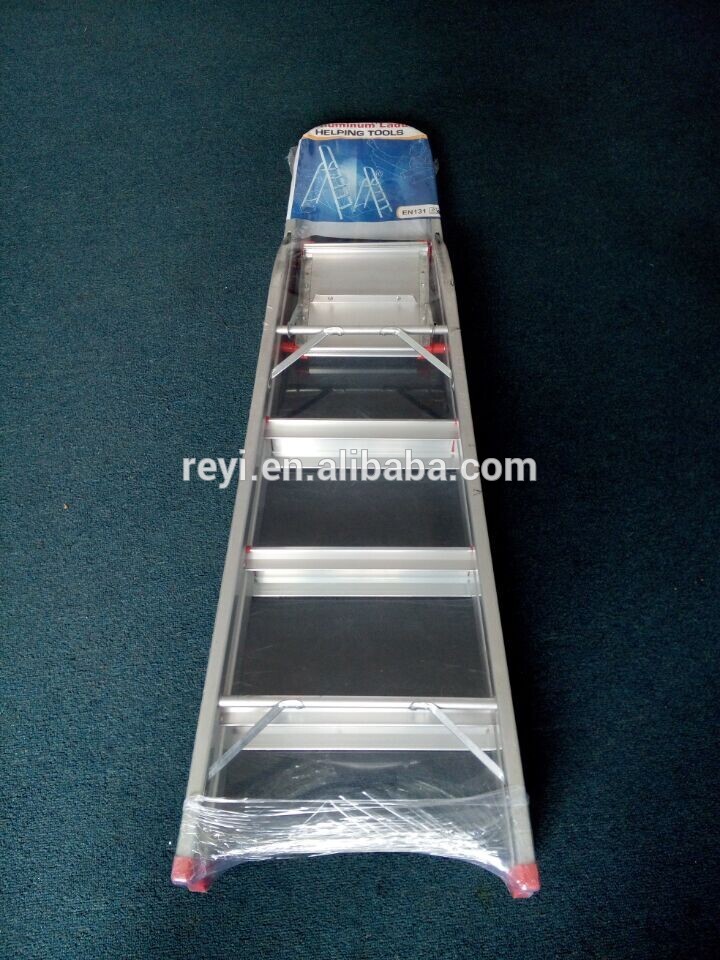 4 steps folding aluminum ladder