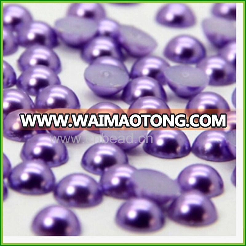 China factory direct sale plastic pearl half pearl beads without hole