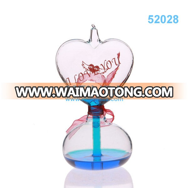 Fashionable Love meter clear glass craft ornaments