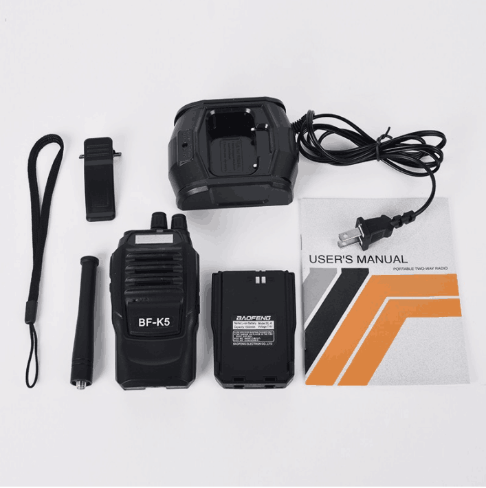 BF-K5UHF walkie talkie,BaoFeng UHF Long Range 5W CTCSS DCS Portable Handheld Two-way Ham View larger image BF-K5