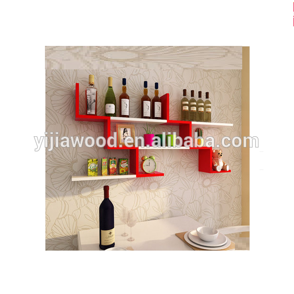 decorative wall shelf floating diy customized modern simple style