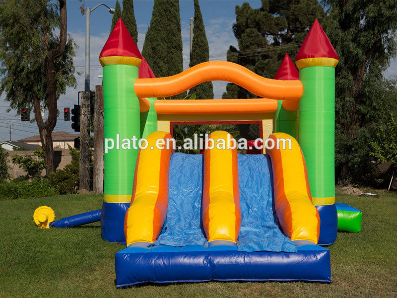 Giant inflatable soccer ball shape  jumping bouncer for outdoor