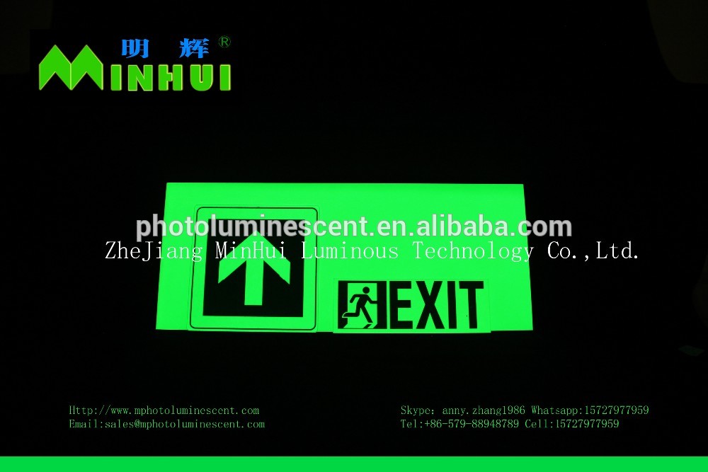 MINHUI Glow In Dark Aluminum Plate Luminous Aluminum Plate Luminous Aluminum Board