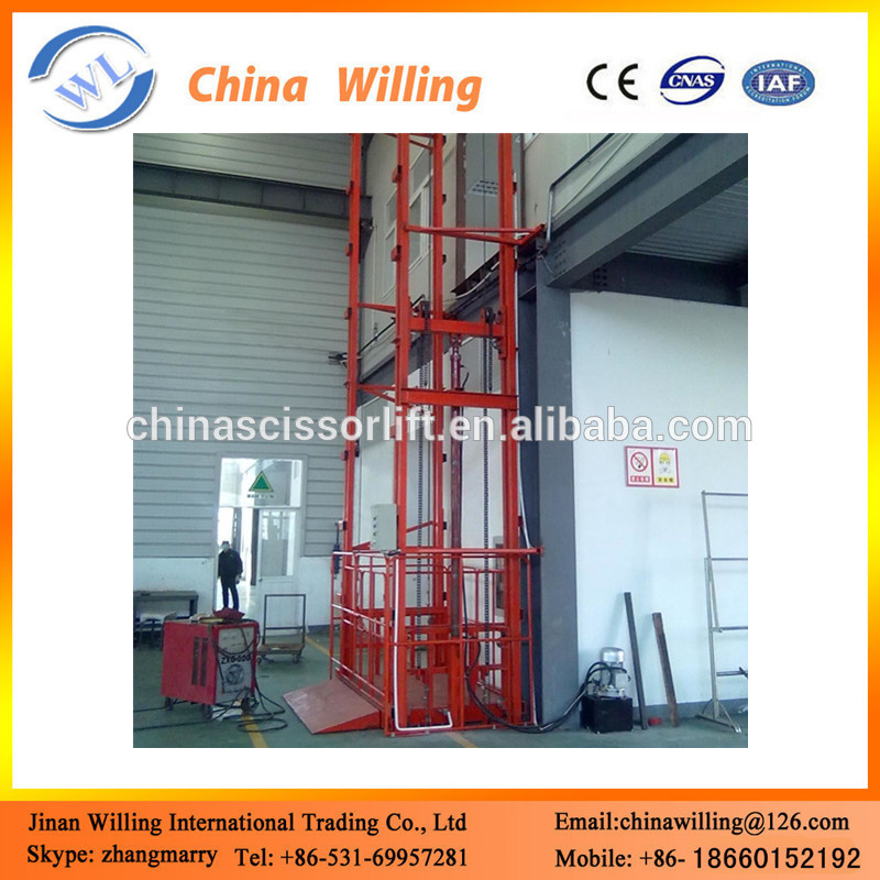 CE stationary central hydraulics full rise scissor lift cheap scissor lift WLG1.0-2.7