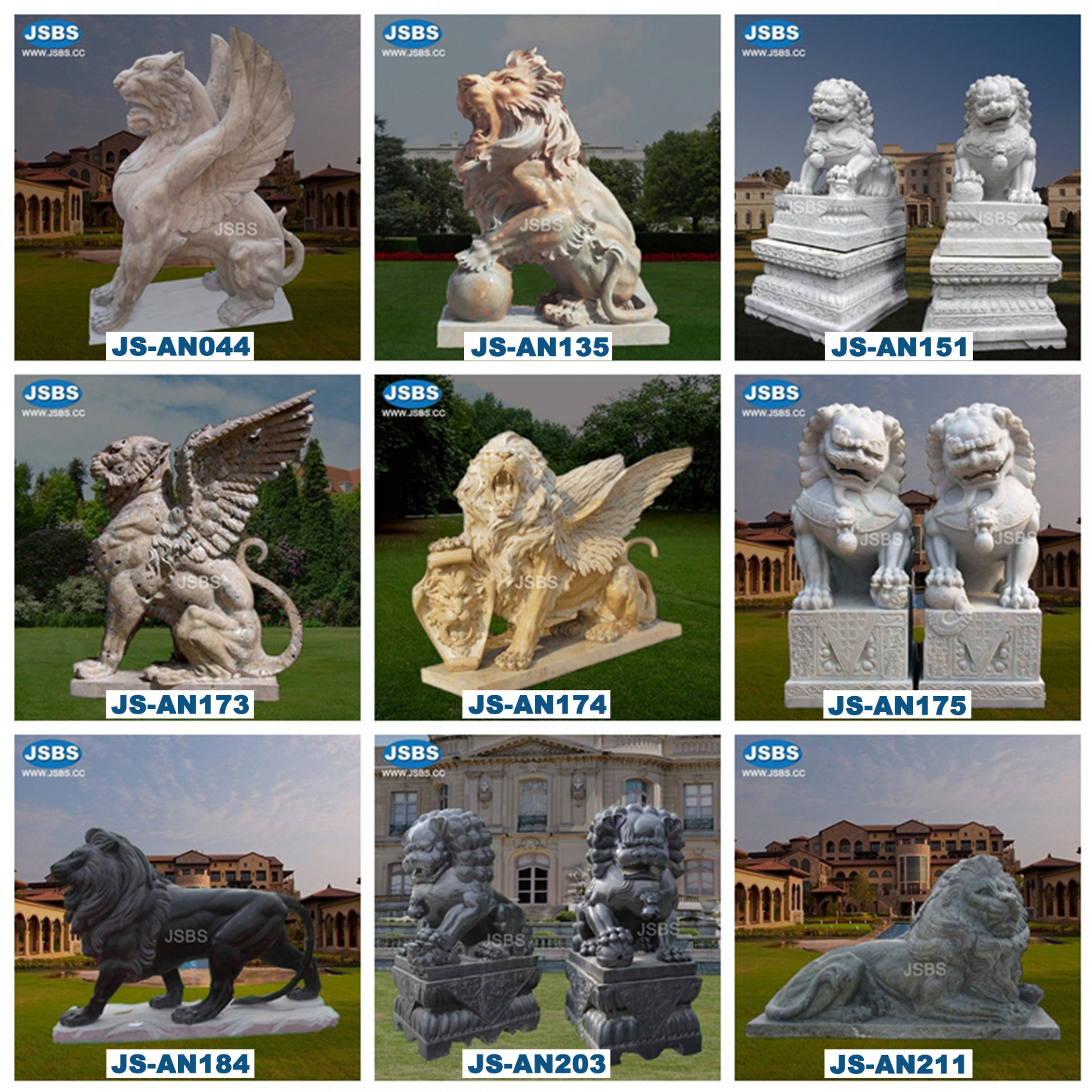 hand carved natural stone decorative animal statues