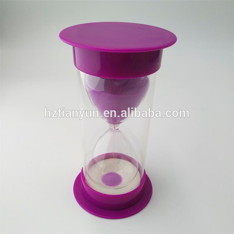 Cheap 5 Minutes Plastic Round Sand Timer Factory Clock Glass Sand Timers