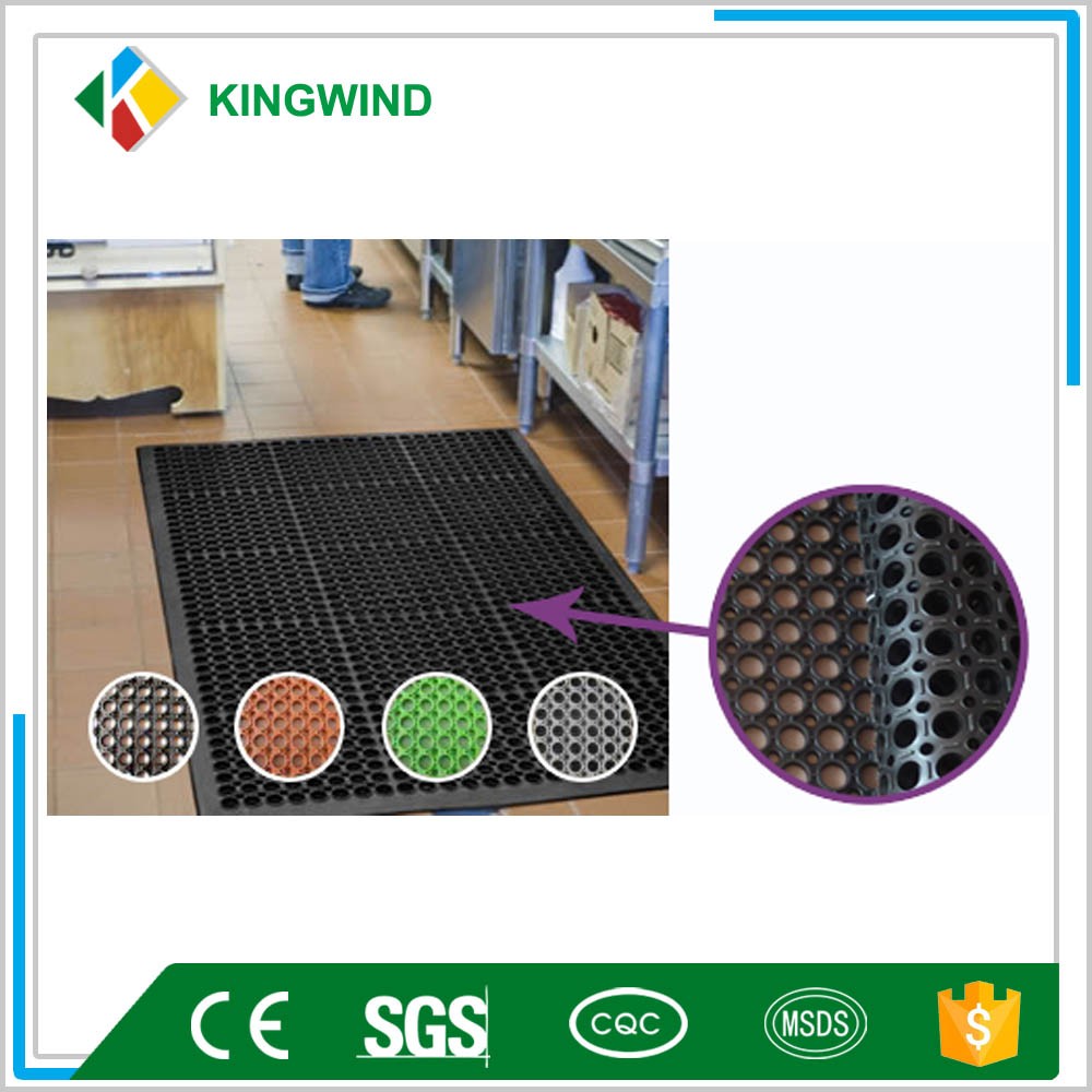 Anti-Fatigue Floor Interlocking Rubber Floor Chef's Nitrile Rubber Anti-Slip Rubber Mats