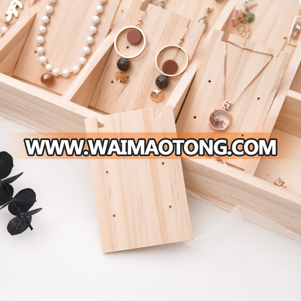 Wood Necklace Stands Holder Jewelry Display Supplier