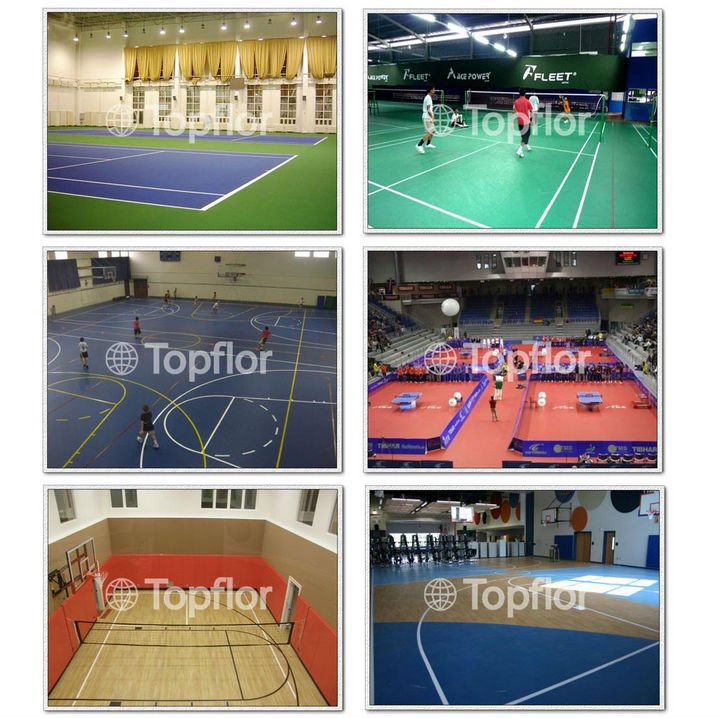 PVC Fitness Floor/Fitness Carpet for Gym