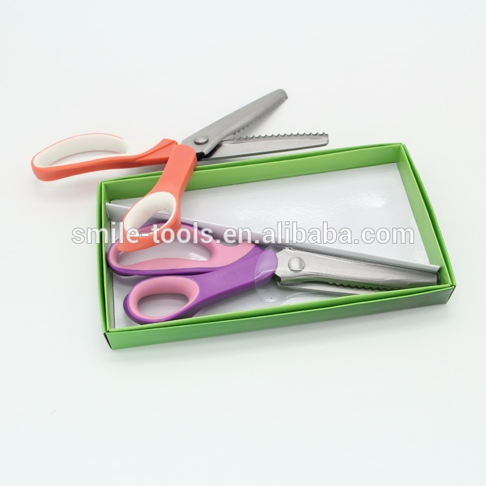 Professional pinking scissors tailoring scissors for fabrics cutting