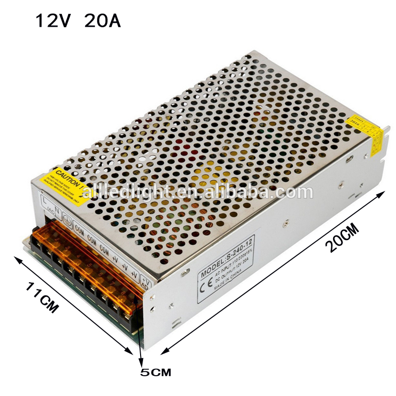 Factory Directly Sell  12v 5a power supply  60w  Lighting Transformer For LED Strip Light Switching Power Adapter Driver