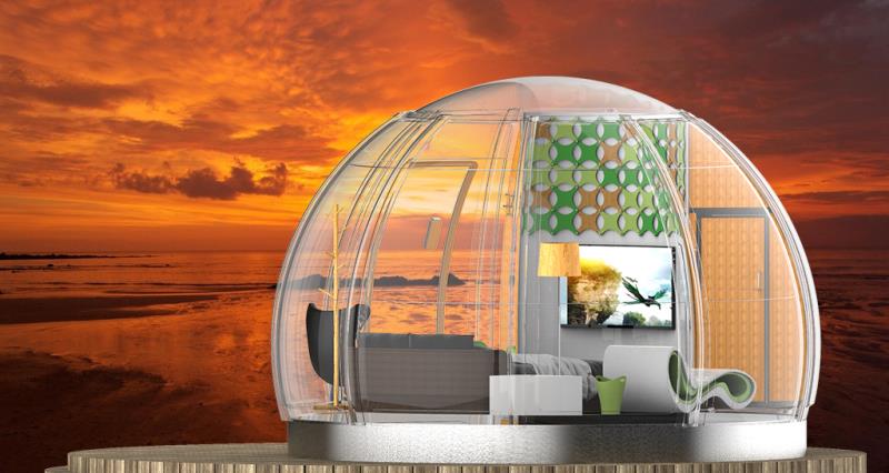 Luxury transparent Glamping House for resort or hotel