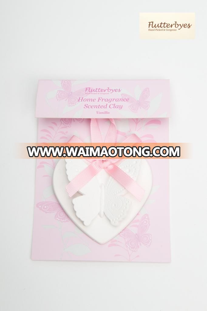 Gift company loved order customized shape printed logo and scents aroma clay/gypsum/ceramic stone