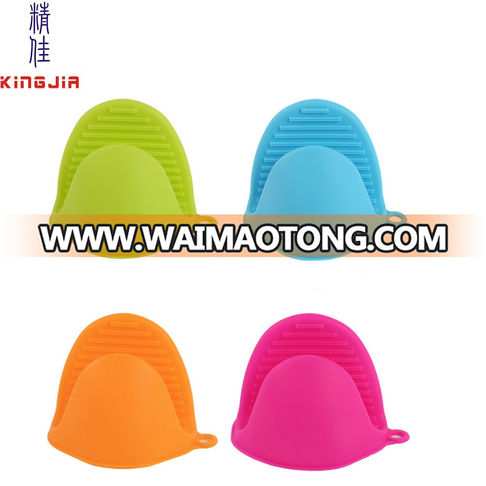 Heat Resistant Oven Mitts Silicone Rubber And Pot Grabber Pot Holder