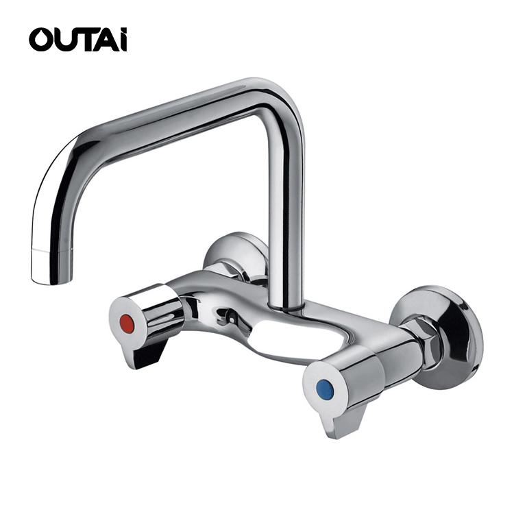 Sanitary ware bathroom wall mounted design mixer hot and cold bath fitting basin tap