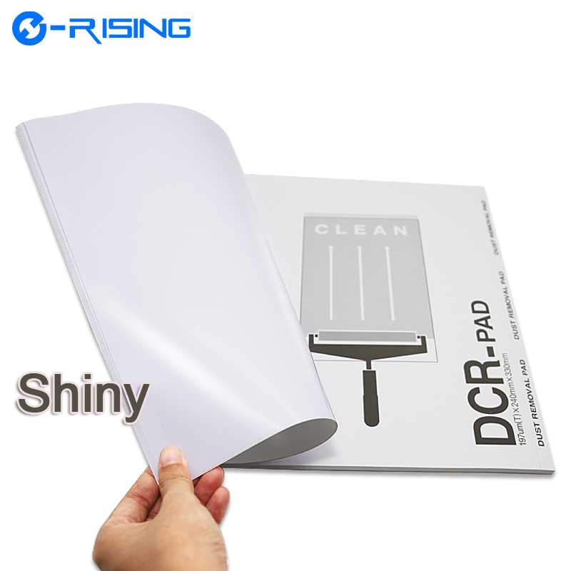 Hot Sale 240*330mm Dust Remove Sticky Sheet DCR Pad For Clean Room