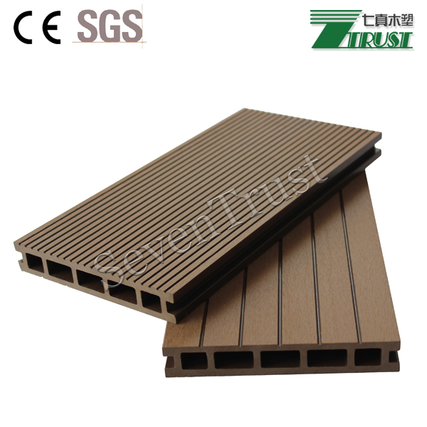 Cheap Composite Deck Boards Composite Decking Board/Outdoor Skirting Board(QZ-03B,135*25mm)