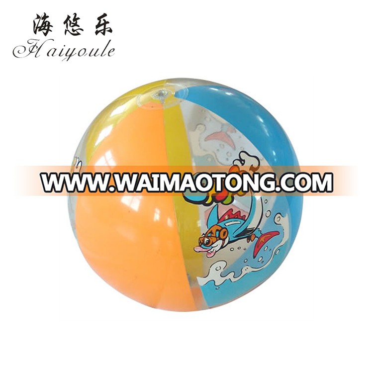 Custom PVC inflatable beach ball for wholesale