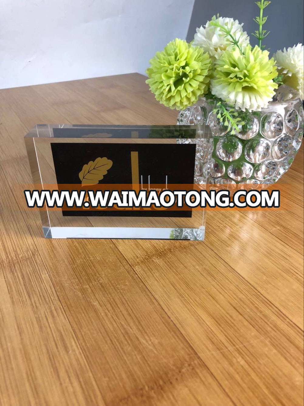 acrylic block/clear solid acrylic cube block/acrylic photo block