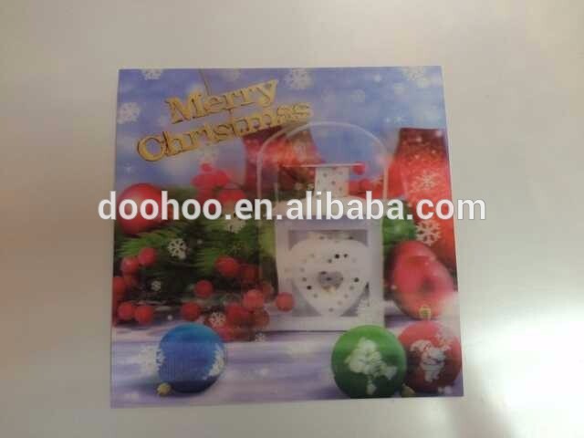 Festival gift greeting card Happy birthday 3D Lenticular Greeting Cards