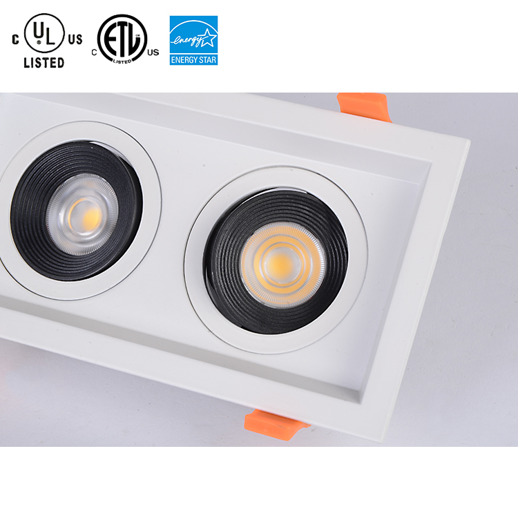 Recessed cob 24W downlights high lumens modern multiple led downlight