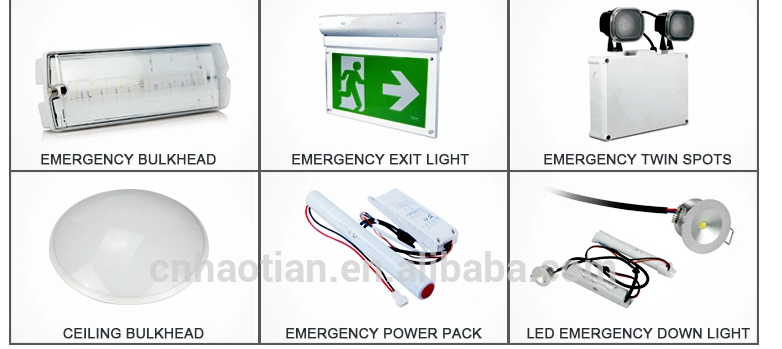 Australia  market automatic emergency light backup emergency exit led charging light