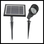 RGB Solar Powered LED Spot Lamp with 10 LED 5050