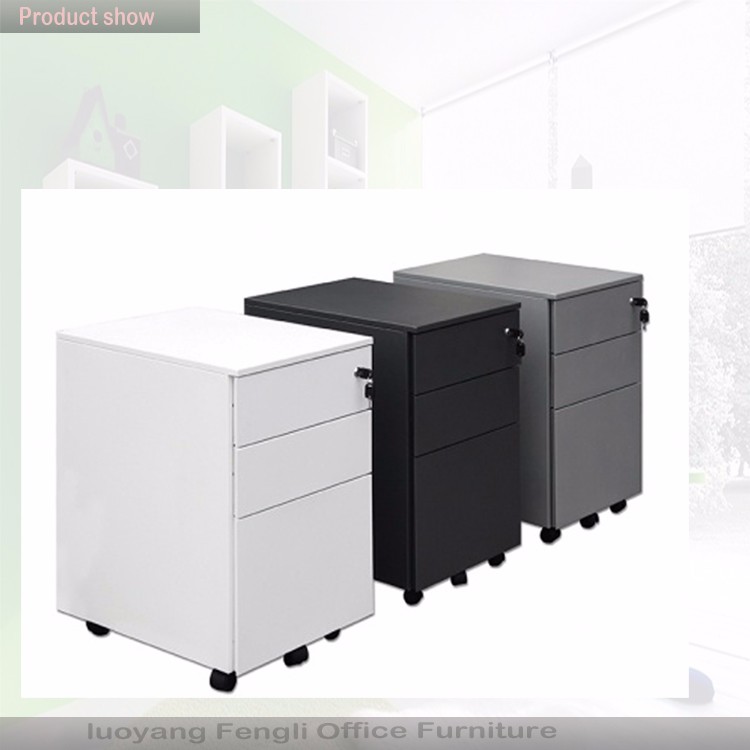 2018 new design assembled office used steel 3 drawer mobile pedestal