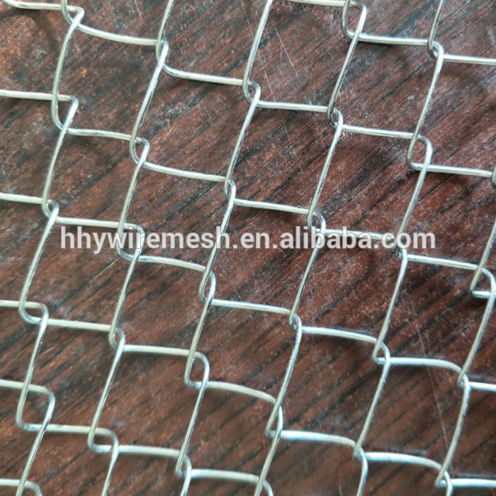 Hot Sale Galvanized Chain Link Fence diamond wire mesh galvanized chain link mesh fence