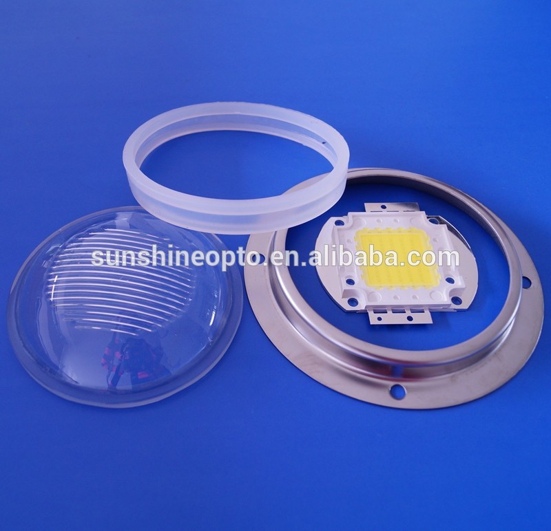 120 Degree Anti-glare Optical Glass lens for Industrial light