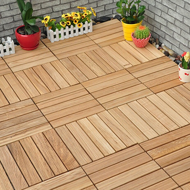 Wood Composite Deck Flooring/Hollow Composite Decking/Solid Flooring Board