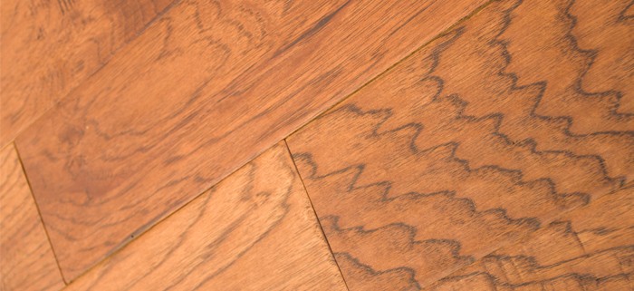 Engineered russia birch hand scraped hardwood flooring