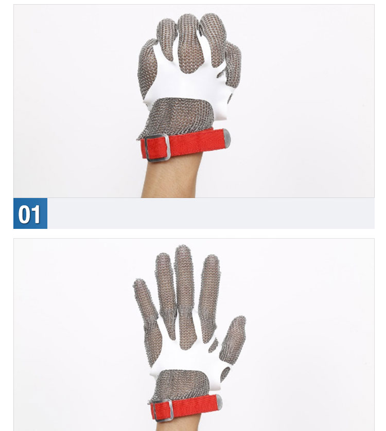 Five-finger Stainless Steel Gloves