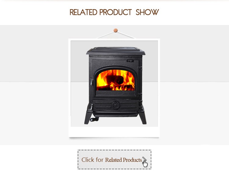 European HF517UE Black Wood Burning Stove