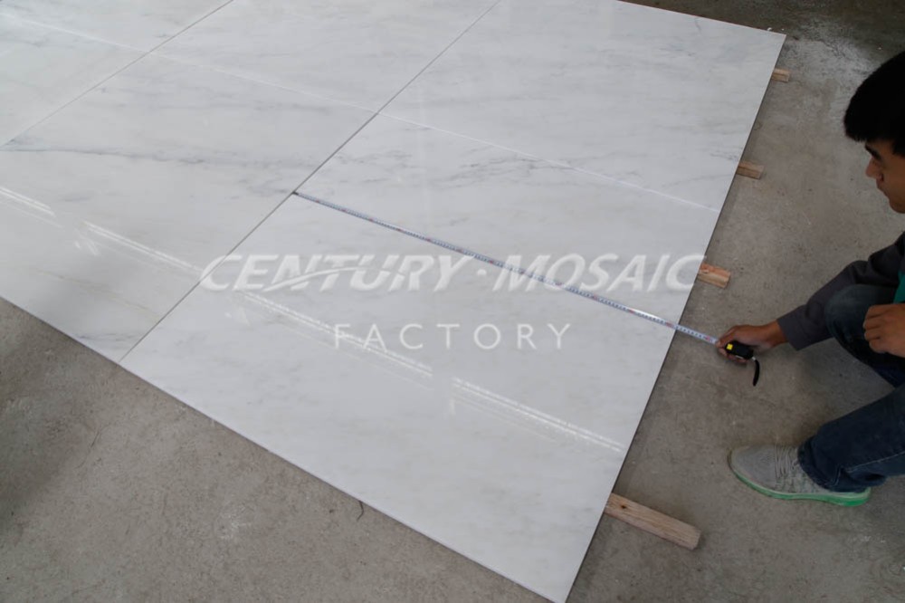 Century Mosaic High Quality Natural Stone Oriental White24'' Marble Tile