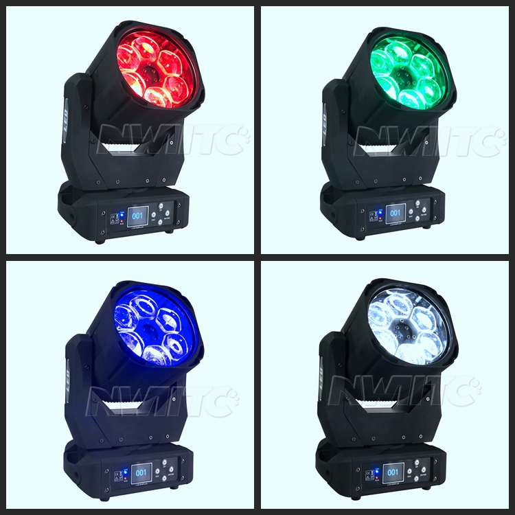 New 6x40w  beam wash zoom kaleidoscope  bee eye led moving head light