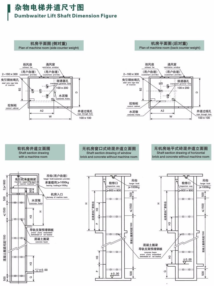 elevator food dumbwaiter elevator use high technology , kitchen cabinet elevator