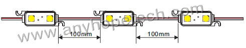 dc12v 0.48w 2LEDs rohs 5050 smd module led