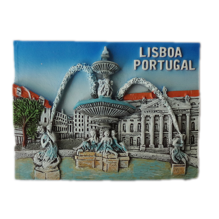 Resin make fridge magnets tourism portugal souvenirs magnet