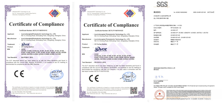 Iuvot quick after-sale led uv lights curing system