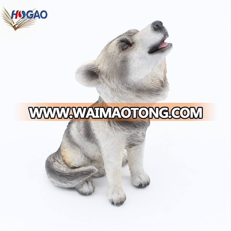 OEM ODM Customize Polyresin Wolf Figurine