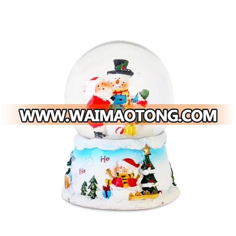 Custom polyresin India Buddha souvenir snow globe for sale