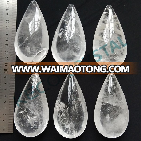 With center hole natural rock crystal ball, keco crystal is work on rock crystal for lighting