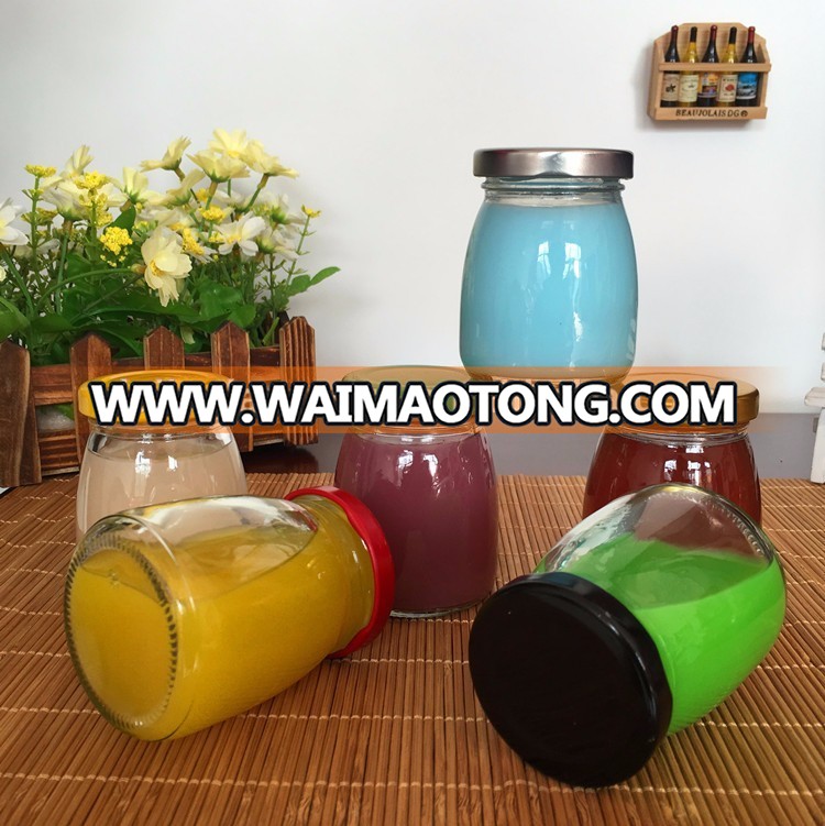 DAILY 100ML/150ML/200ML glass pudding jar wholesale