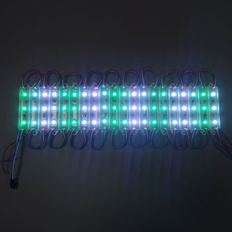 DC12v ws2811 high brightness full color 7515 led pixel module for channel letters