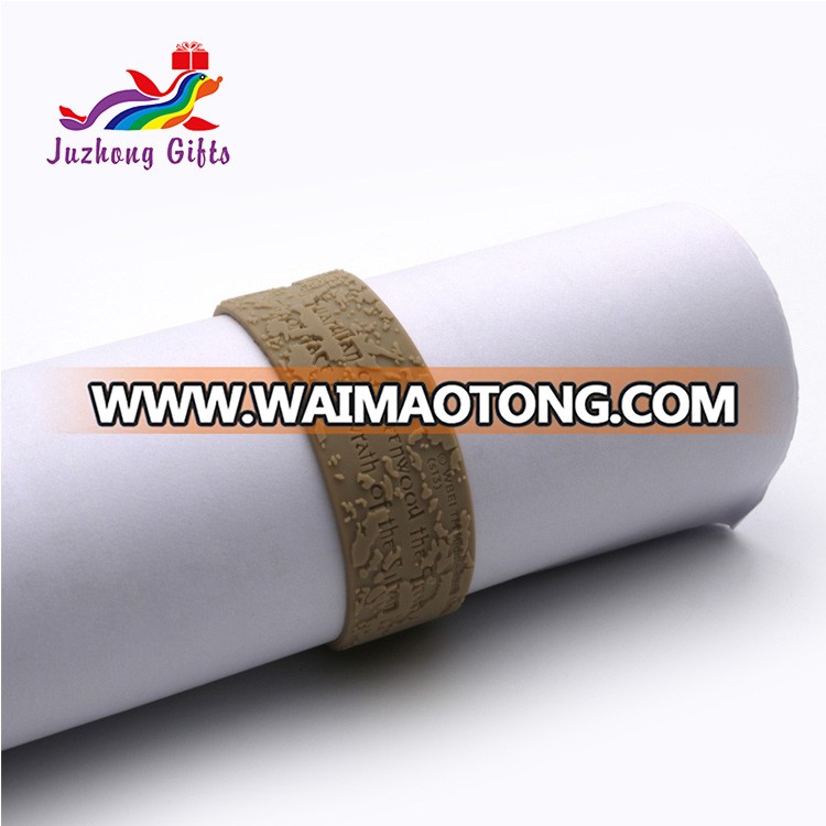 Custom Printing Silicone Band , Silicone Bracelet , silicone wristband